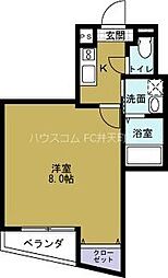 アバンス南市岡 1Kの間取図画像