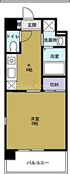 Taane夕凪 1Kの間取図画像