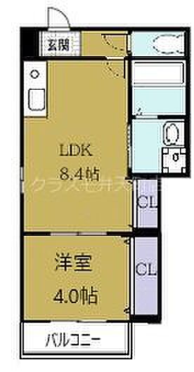 ALEGRIA南市岡 ｜大阪府大阪市港区南市岡１丁目(賃貸アパート1LDK・2階・32.88㎡)の写真 その2