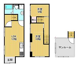 港区三先リノベ戸建  ｜ 大阪府大阪市港区三先１丁目4-27（賃貸一戸建2LDK・--・61.61㎡） その2