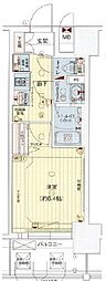 プレサンスOSAKA DOMECITYビーツ 6階1Kの間取り