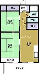 間取図画像 2DK