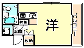 エンプレス武庫元町  ｜ 兵庫県尼崎市武庫元町２丁目（賃貸マンション1R・4階・21.00㎡） その2