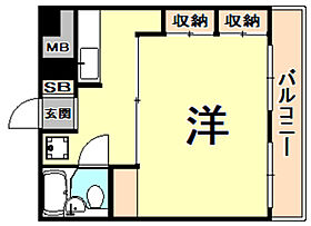 カルムイン香枦園  ｜ 兵庫県西宮市中浜町（賃貸マンション1K・2階・31.00㎡） その2