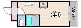 ユニテソリステ津門川  ｜ 兵庫県西宮市津門川町（賃貸マンション1R・2階・19.53㎡） その2