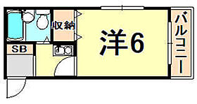 兵庫県西宮市上田中町（賃貸アパート1K・2階・16.00㎡） その2