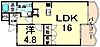 コナビレッジ2号棟4階6.2万円