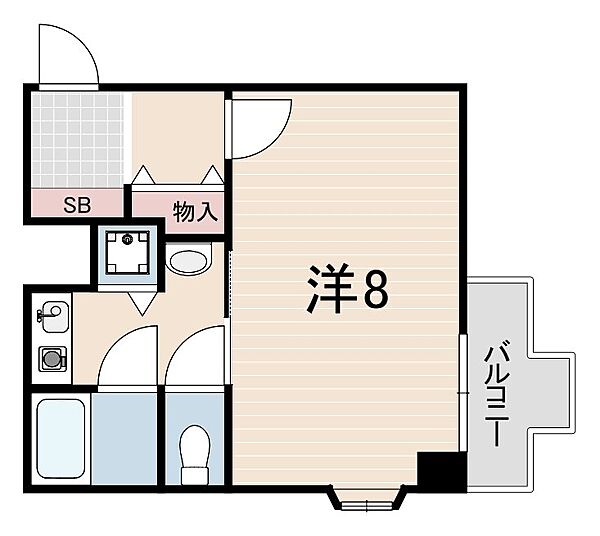 タケダビル95 ｜兵庫県西宮市津門呉羽町(賃貸マンション1K・7階・27.01㎡)の写真 その2