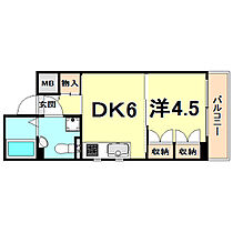 兵庫県西宮市名次町（賃貸マンション1DK・2階・27.15㎡） その2