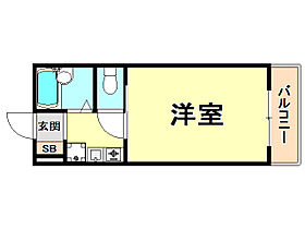 エルジャン夙川  ｜ 兵庫県西宮市羽衣町（賃貸マンション1K・3階・19.53㎡） その2