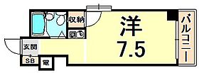 OSビル  ｜ 兵庫県尼崎市南武庫之荘３丁目（賃貸マンション1R・3階・22.00㎡） その2