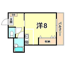 兵庫県西宮市門戸荘（賃貸マンション1R・3階・24.00㎡） その2