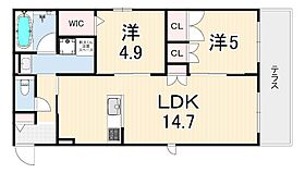 Grand　Master　武庫之荘  ｜ 兵庫県尼崎市武庫之荘西２丁目（賃貸マンション2LDK・1階・61.39㎡） その2