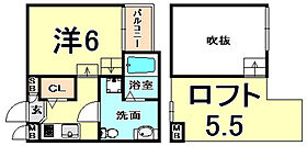 Stanza  ｜ 兵庫県尼崎市東本町４丁目（賃貸アパート1K・2階・21.72㎡） その2