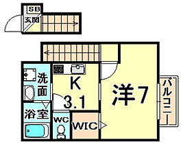 ヴェルデュールTomatsu  ｜ 兵庫県尼崎市富松町３丁目（賃貸アパート1K・2階・29.38㎡） その2