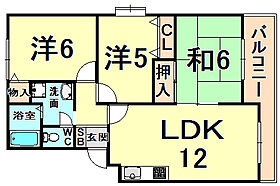 ヴィラパーク  ｜ 兵庫県伊丹市荒牧５丁目（賃貸マンション3LDK・1階・65.44㎡） その2