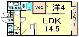 ALBA　J・K  ｜ 兵庫県尼崎市西長洲町２丁目（賃貸アパート1LDK・3階・45.84㎡） その2