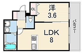 フルール甲子園  ｜ 兵庫県西宮市甲子園七番町（賃貸マンション1LDK・3階・28.00㎡） その2