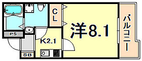 MOFREあまがさき壱番館  ｜ 兵庫県尼崎市下坂部１丁目（賃貸アパート1K・2階・24.50㎡） その2