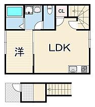 （仮称）西宮ガレージハウス  ｜ 兵庫県西宮市今津上野町（賃貸アパート1LDK・1階・55.27㎡） その1