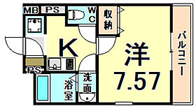 AMAGASAKI Modern Heights  ｜ 兵庫県尼崎市西本町３丁目（賃貸アパート1K・3階・25.34㎡） その2