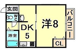 間取図画像 1DK