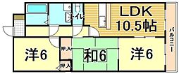 シエル 3LDKの間取図画像