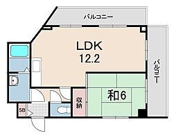 メゾン・チェリーアヴェニュー 1LDKの間取図画像