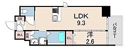 CLOVERFRONT 1LDKの間取図画像