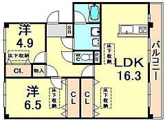 物件の間取り