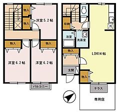 物件の間取り