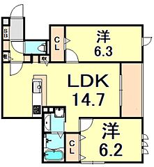 物件の間取り
