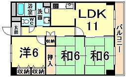 アンクレーゼ 3LDKの間取図画像