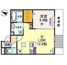 レ　ジェモー　中郷  ｜ 兵庫県神戸市灘区中郷町４丁目（賃貸アパート1LDK・1階・43.85㎡） その2