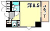 ライオンズマンション神戸西元町4階4.5万円