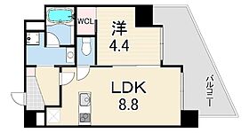 リノスタイル神戸下山手  ｜ 兵庫県神戸市中央区下山手通６丁目（賃貸マンション1LDK・8階・33.00㎡） その2