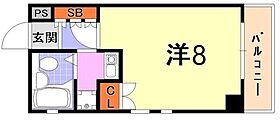 トアロードWるい  ｜ 兵庫県神戸市中央区下山手通３丁目（賃貸マンション1K・6階・22.29㎡） その2