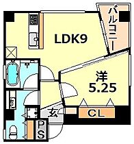 POCO　A　POCO三宮ハイタワー  ｜ 兵庫県神戸市中央区雲井通４丁目（賃貸マンション1LDK・2階・38.04㎡） その2