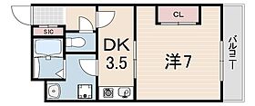 リアライズ羽坂通  ｜ 兵庫県神戸市兵庫区羽坂通３丁目（賃貸マンション1DK・7階・27.72㎡） その2