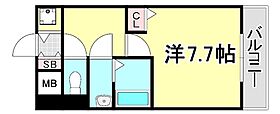 レジデンス神戸レガーロ  ｜ 兵庫県神戸市兵庫区湊町１丁目（賃貸マンション1K・6階・25.48㎡） その2