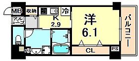 アベニューKOBE山本通り  ｜ 兵庫県神戸市中央区山本通４丁目（賃貸マンション1K・3階・27.12㎡） その2