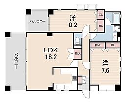 りりぱっとはうす  ｜ 兵庫県神戸市東灘区住吉東町４丁目（賃貸マンション2LDK・4階・80.83㎡） その2