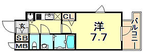 アドバンス三宮グルーブ  ｜ 兵庫県神戸市中央区東雲通１丁目（賃貸マンション1K・4階・24.78㎡） その2