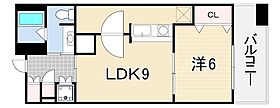 カトルセゾン  ｜ 兵庫県神戸市中央区二宮町１丁目（賃貸マンション1LDK・8階・36.63㎡） その2