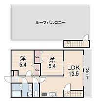 オリエントシティ神戸北野町  ｜ 兵庫県神戸市中央区北野町４丁目（賃貸アパート2LDK・3階・56.40㎡） その2