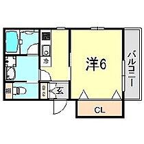 コラボ熊内橋通  ｜ 兵庫県神戸市中央区熊内橋通１丁目（賃貸アパート1K・3階・22.95㎡） その2