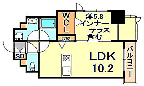 メゾンエスプリ生田  ｜ 兵庫県神戸市中央区中山手通２丁目（賃貸マンション1LDK・9階・40.17㎡） その2