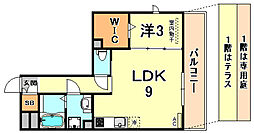 間取図画像 1LDK