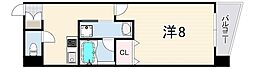 CITY SPIRE神戸元町1 8階1Kの間取り