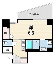グルーブ神戸元町アリア 8階1Kの間取り